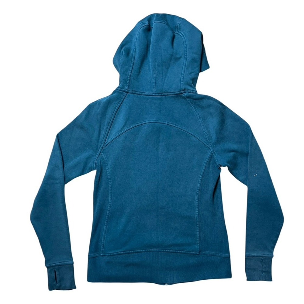 Lululemon Jacket Women 8 Scuba Hood Pocket Zip Up Coat Logo Cruise Run‎ Gym Core - Picture 2 of 10
